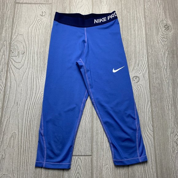 Nike Pro Capri Activewear Leggings Girls Size L - Picture 2 of 9